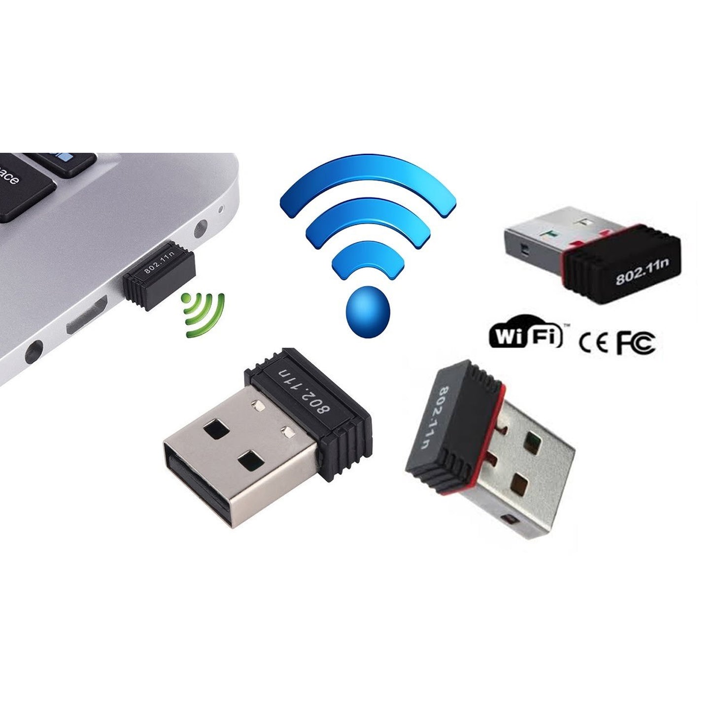 7224 Wi-fi Receiver Wireless Mini Wi-fi Network Adapter With With Driver Cd For Computer Laptop And Etc Device Use