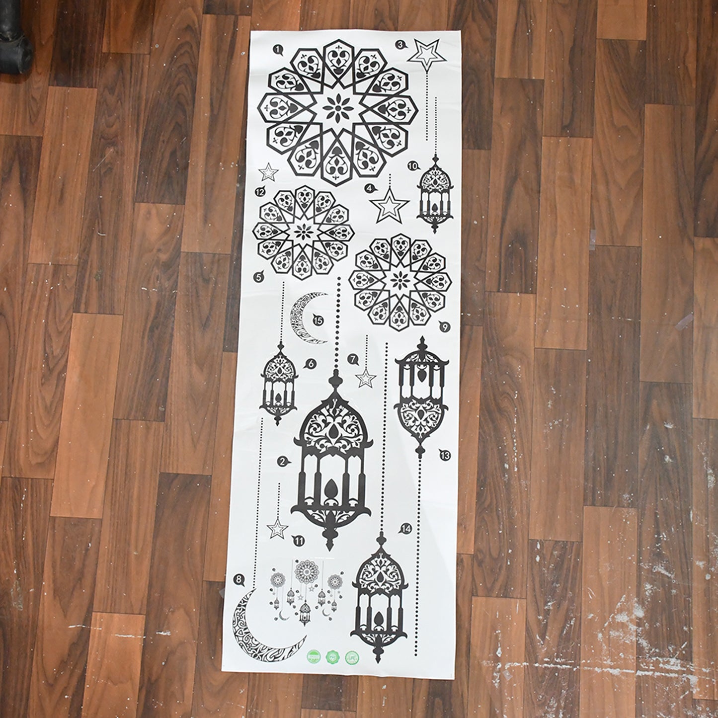 Decorative Wall Sticker 90x30 Cm (1 Pc)