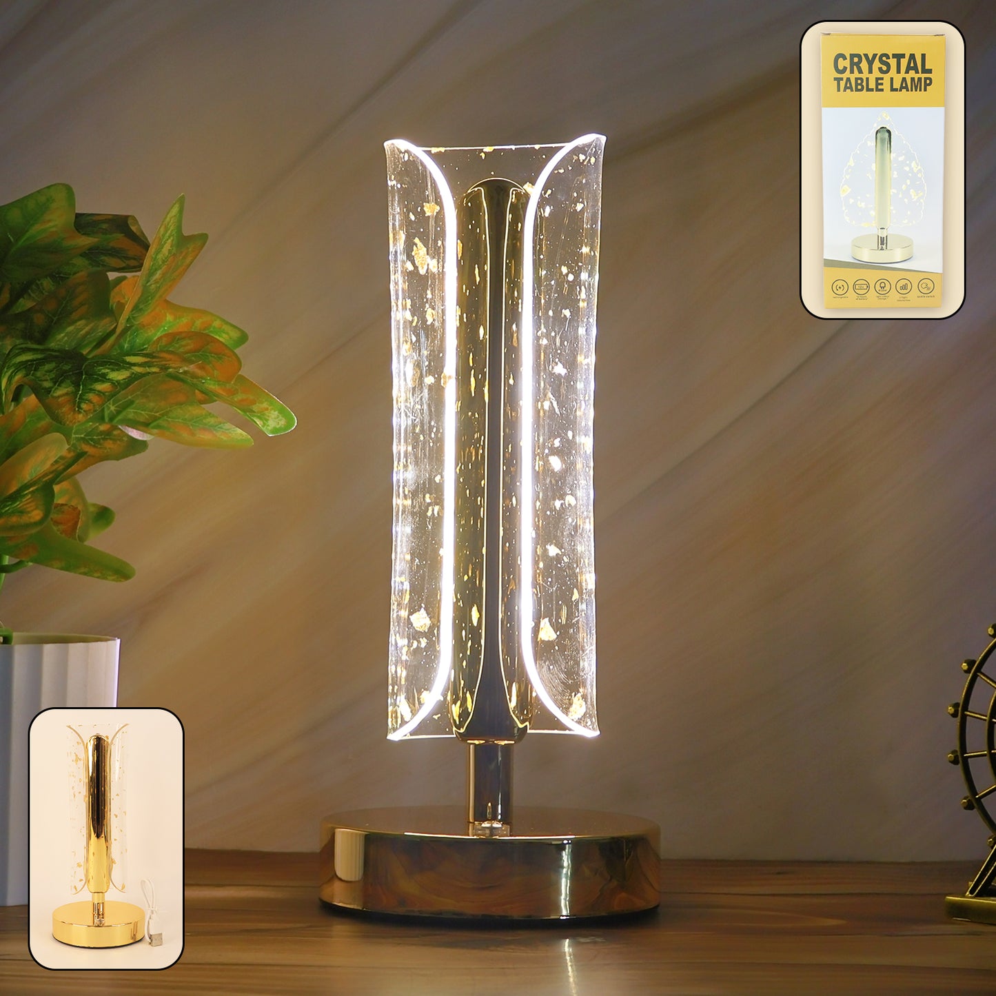 Crystal Table Lamp (1 Pc)