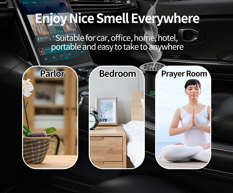 Mini Rechargeable Portable Incense Burner