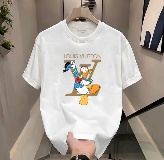 LV-colored-printed-T-shirt