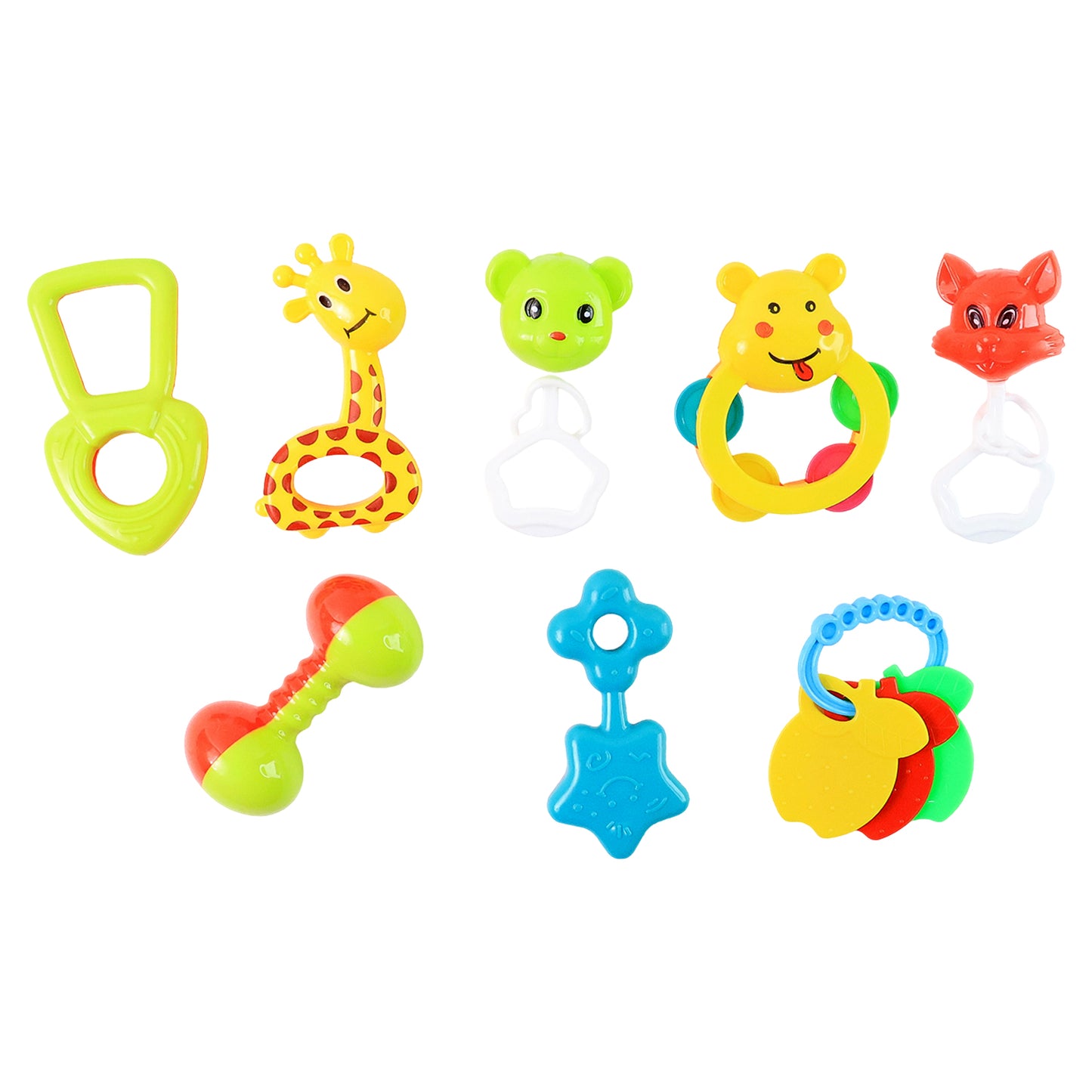 Baby Rattle Toy Collection For Infants 8 Pcs Set