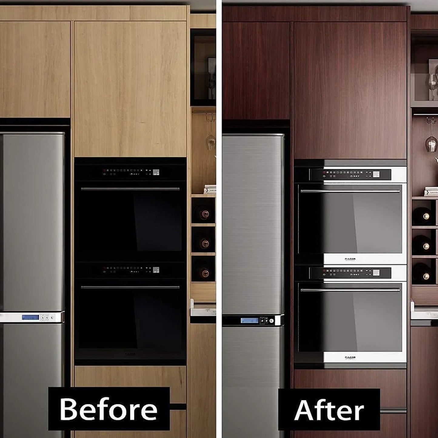 Self-adhesive Waterproof Wallpaper Roll 45 Cm X 1 M - (1 Pc)