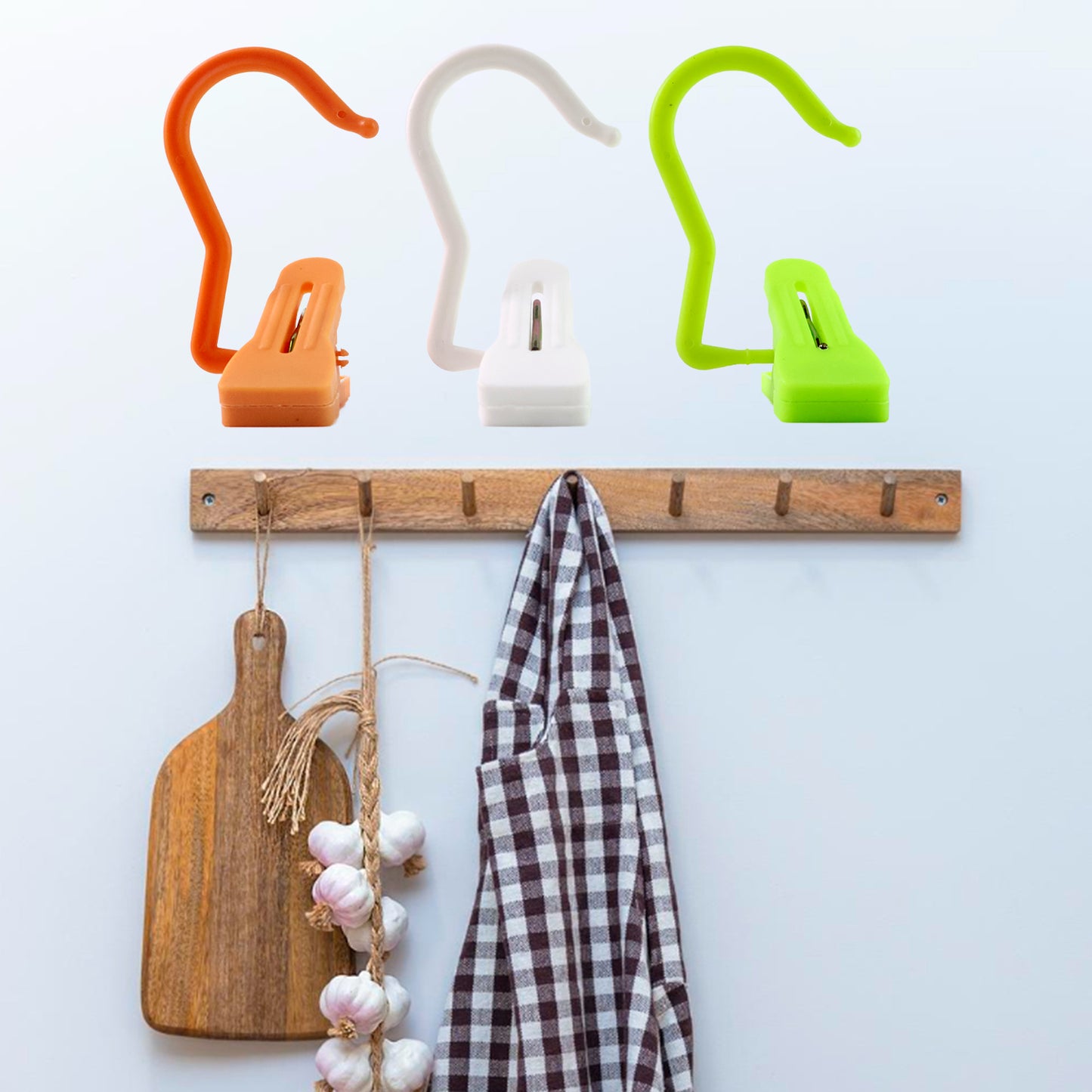 Multipurpose Hanging Hook Clip (1 Pc Mix Color)