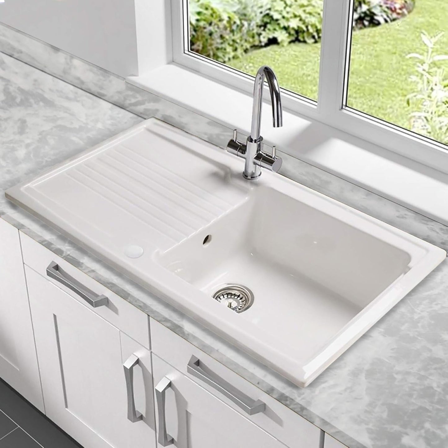 Self-adhesive Waterproof Wallpaper Roll 45 Cm X 1 M - (1 Pc)