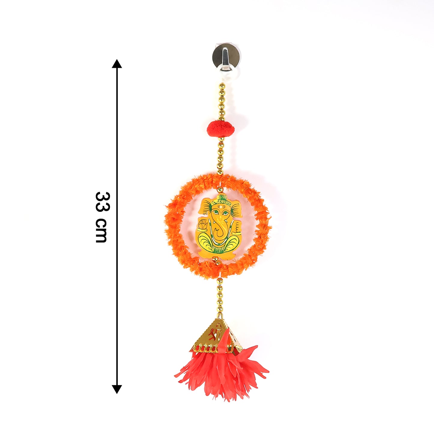 Decorative Hanging With Lord Ganesha Design - (1 Pc)