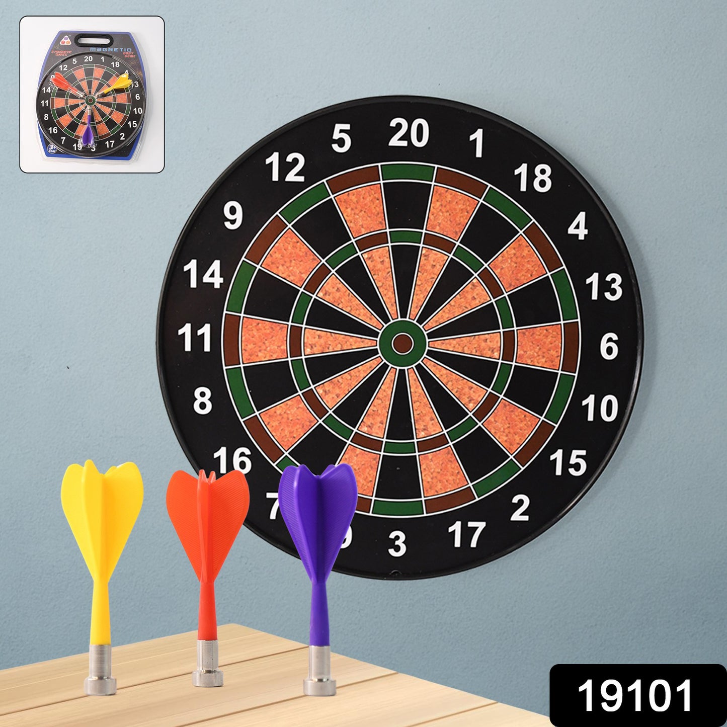 Classic Magnetic Dartboard Game Set
