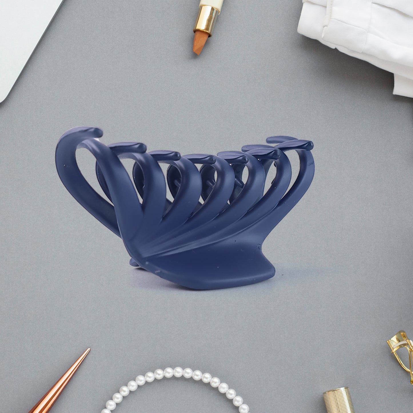 Hair Claw Clips Set For Women  Girls (Mix Design  Multicolor  12 Pc)